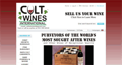 Desktop Screenshot of cultwinesintl.com
